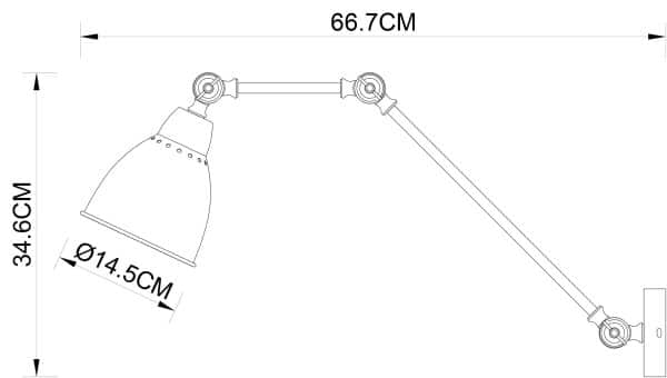 Бра Arte Lamp BRACCIO A2055AP-1BK — изображение 3