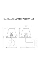 Бра Arte Lamp ELBA A2581AP-1AB — изображение 4