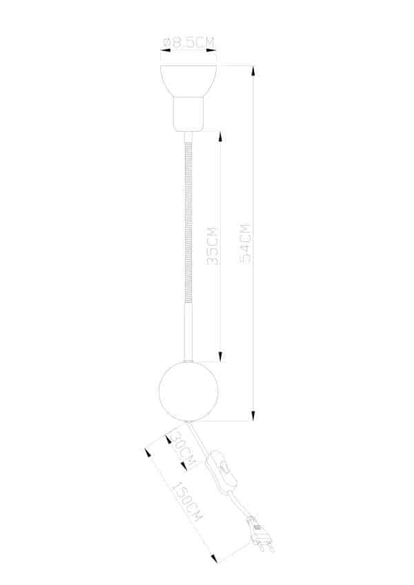 Бра Arte Lamp FALENA A3116AP-1BK — изображение 3