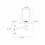 Бра Arte Lamp KENSINGTON A4098AP-1CC — изображение 4