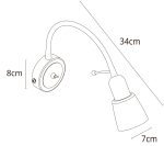 Бра Arte Lamp LETTURA A7009AP-1BK — изображение 3