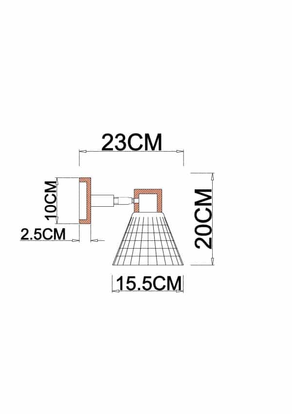 Бра Arte lamp MELEPH A4096AP-1BR — изображение 3