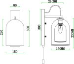 Бра Arte Lamp PAIO A7015AP-1BK — изображение 3