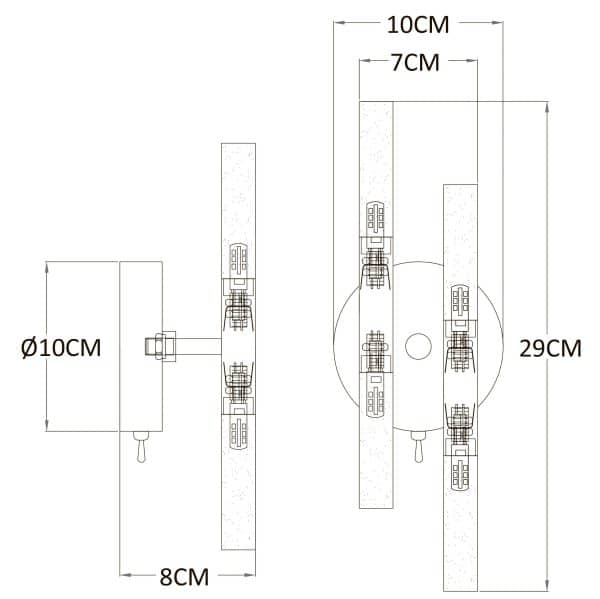 Бра Arte Lamp Ramona A7410AP-4PB — изображение 3