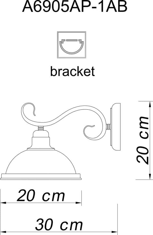 Бра Arte Lamp SAFARI A6905AP-1AB — изображение 4