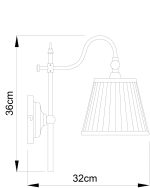 Бра Arte Lamp SEVILLE A1509AP-1PB — изображение 4