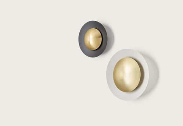 Бра Coss 40 cm белое + диффузор 25 cm латунь — изображение 3