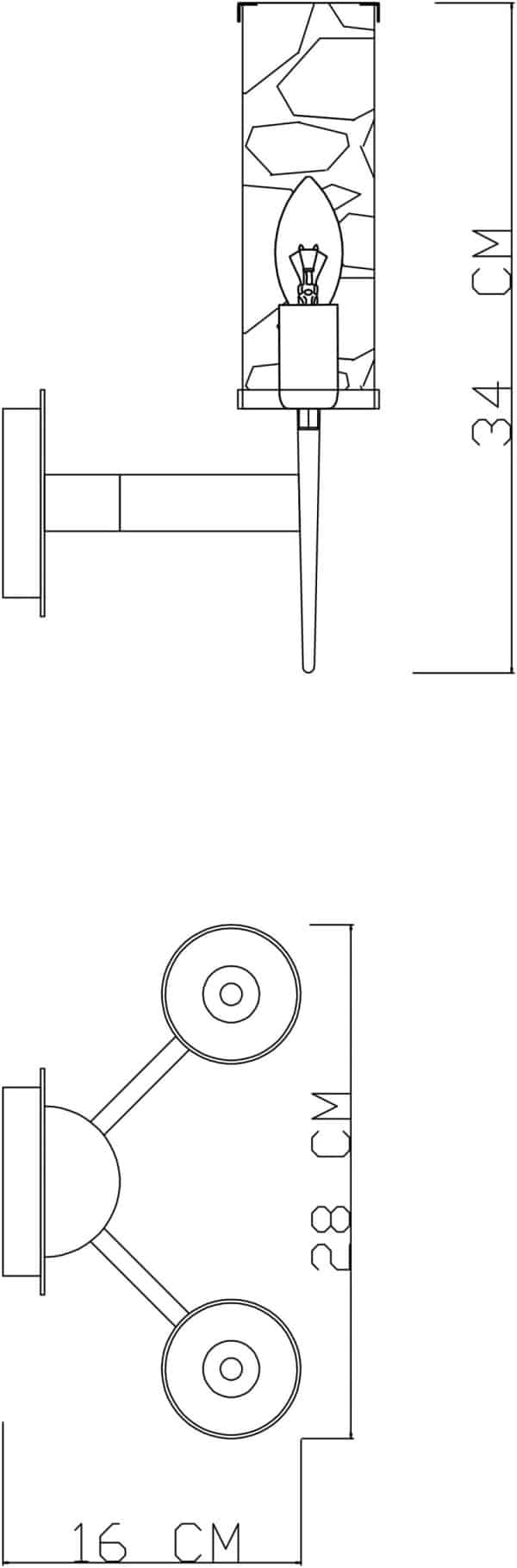 Бра Divinare SHAM 4505/17 AP-2 — изображение 3