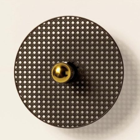 Бра Tan Tan A1053/5 см черный металл + 1125/30 см черный ротанг
