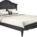 Кровать 160×200 с жестким изголовьем без состаривания, без патины