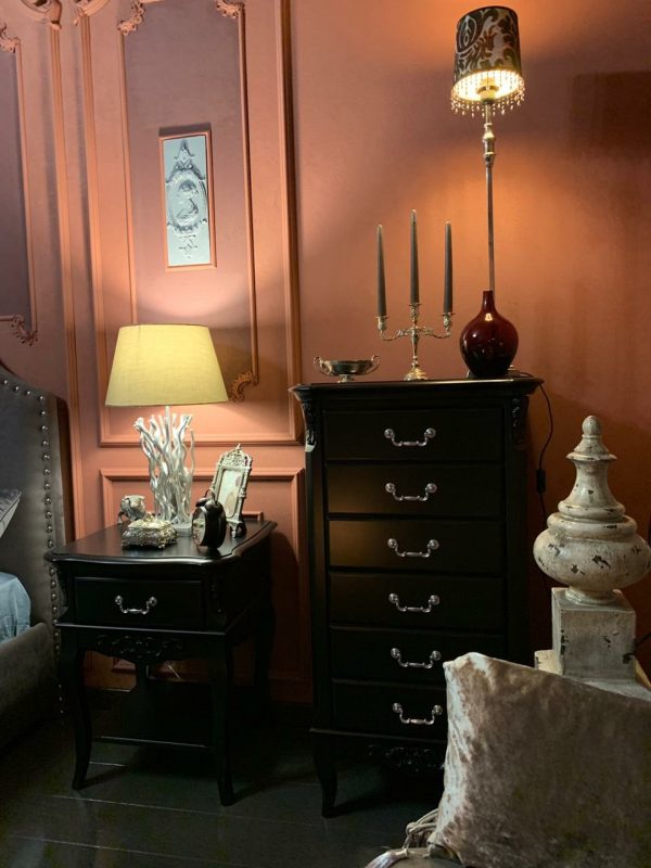 Тумба прикроватная 1 ящик без состаривания, без патины — изображение 2