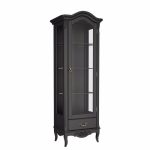 Витрина однодверная R (правая) с зеркалом без состаривания, без патины