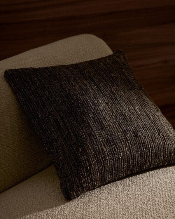 Чехол на подушку Gulbe из разноцветного шелка и хлопка 45 x 45 см — изображение 2