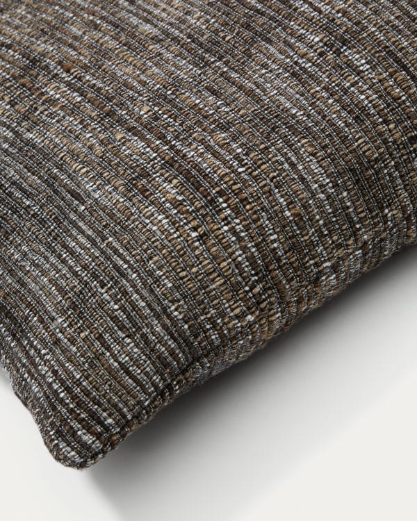 Чехол на подушку Gulbe из разноцветного шелка и хлопка 45 x 45 см — изображение 4