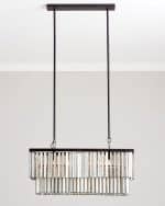 Черная прямоугольная люстра «Авиано» — изображение 4