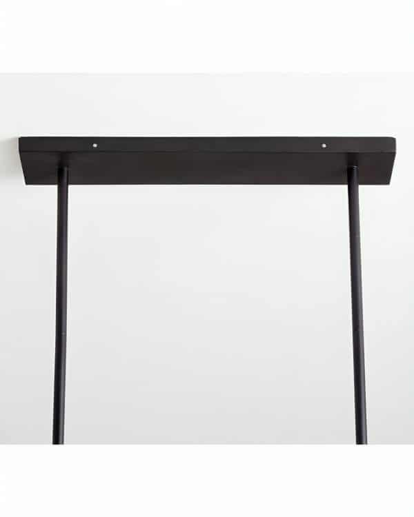 Черная прямоугольная люстра «Авиано» — изображение 5