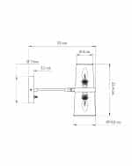 Черное бра “Флемиш” — изображение 2