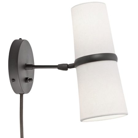 Черное бра “Флемиш” с проводом