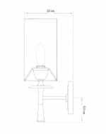 Черное бра “Валенте” — изображение 5