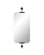 Черное настенное зеркало “Линарес”