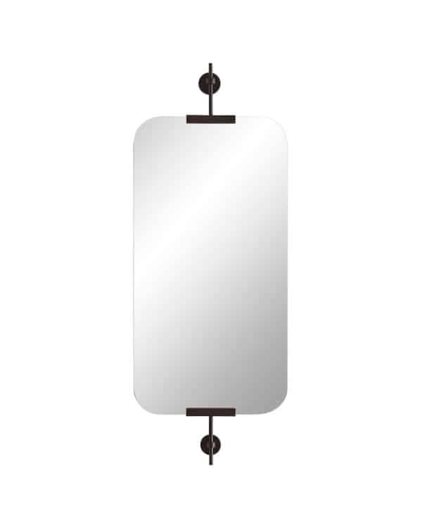 Черное настенное зеркало “Линарес”