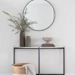 Черное настенное зеркало “Найт”