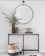 Черное настенное зеркало “Найт”