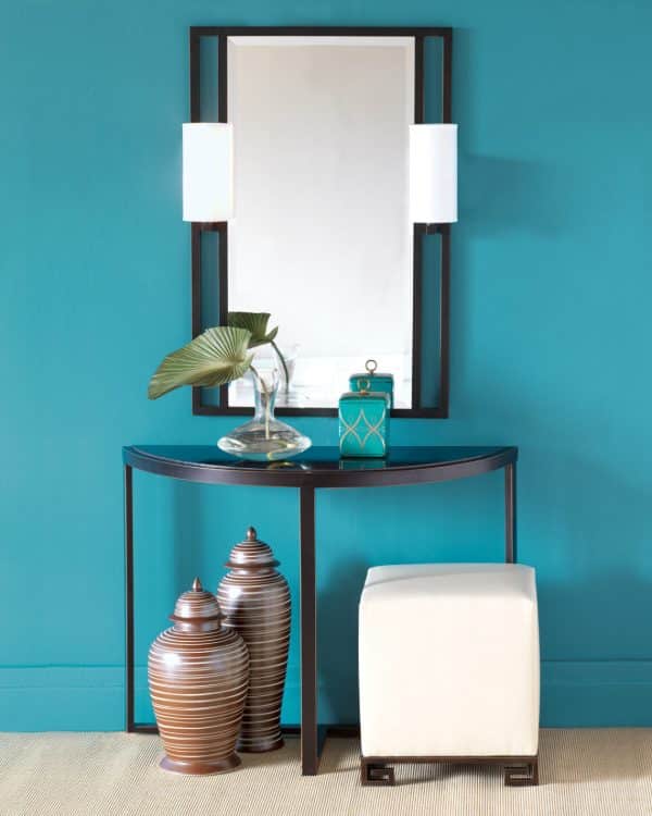 Черное зеркало с бра “Дуглас” — изображение 3