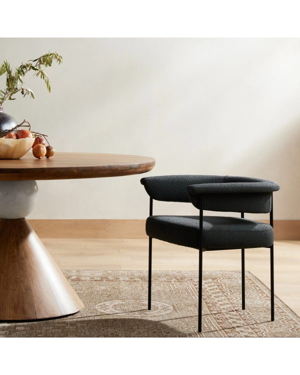 Черный мягкий стул “Эбби” — изображение 2