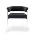 Черный мягкий стул “Эбби”