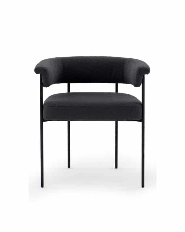 Черный мягкий стул “Эбби”