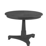 Черный обеденный стол из дуба “Парма”