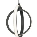 Черный светодиодный подвес “Глоу”