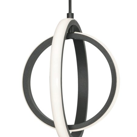 Черный светодиодный подвес “Глоу”