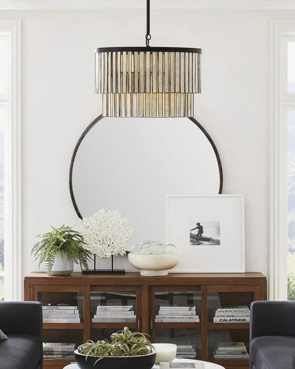 Чёрная круглая люстра “Авиано” — изображение 2