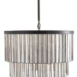 Чёрная круглая люстра “Авиано”