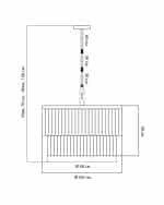 Чёрная круглая люстра “Авиано” — изображение 5