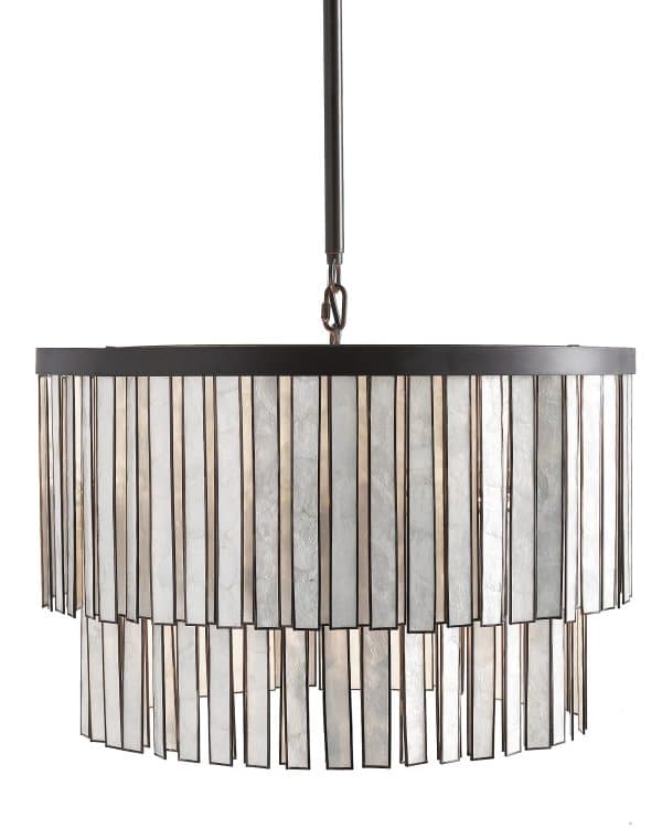 Чёрная круглая люстра “Авиано”