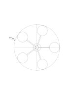 Чёрная люстра “Миранда” — изображение 3