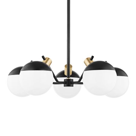 Чёрная люстра “Миранда”