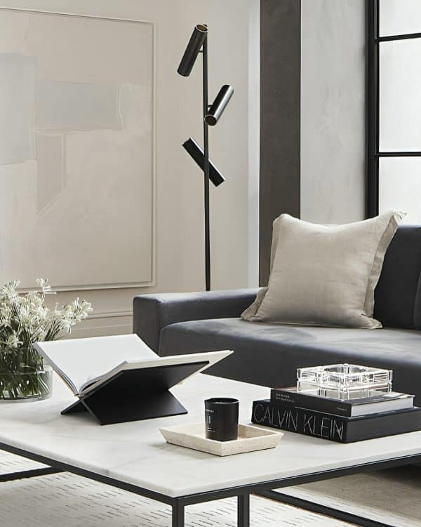 Чёрная напольная лампа “Брикс” — изображение 3