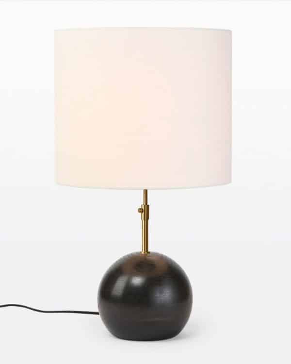 Чёрная настольная лампа “Тулон”