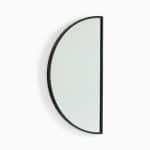 Чёрное настенное зеркало “Омаха”