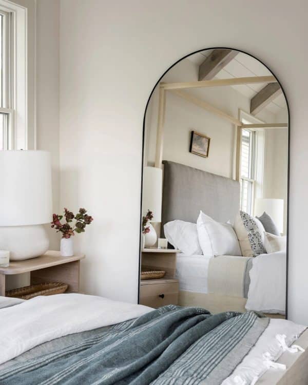 Чёрное зеркало арочной формы “Савона” — изображение 2