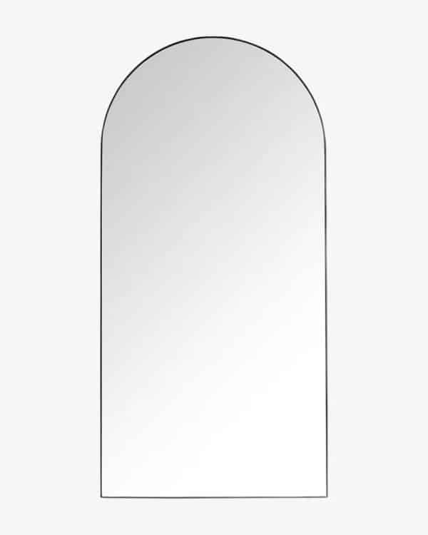 Чёрное зеркало арочной формы “Савона”