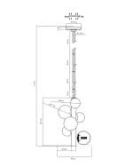 Чёрный подвесной светильник “Квинт” — изображение 2