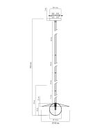 Чёрный подвесной светильник “Милти” — изображение 4