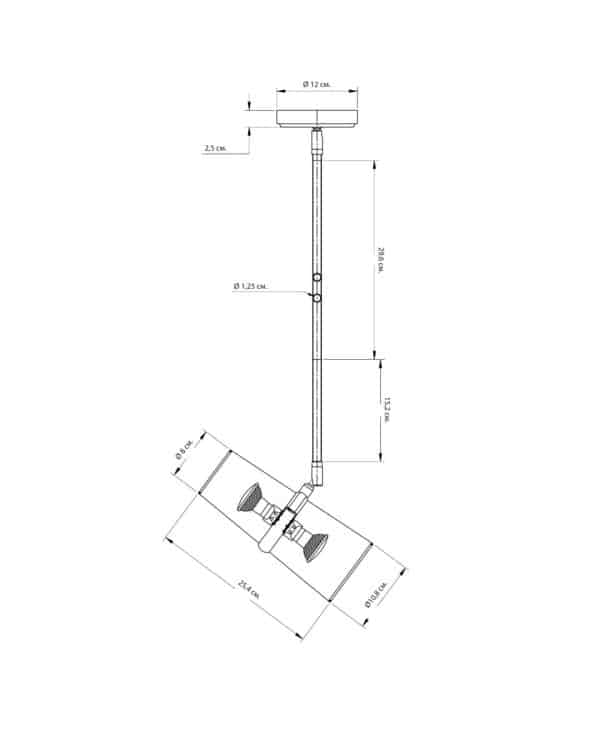 Чёрный светильник “Флемиш” — изображение 3