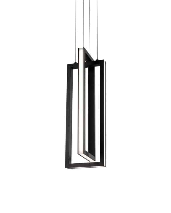 Чёрный светодиодный подвес “Ульрих”