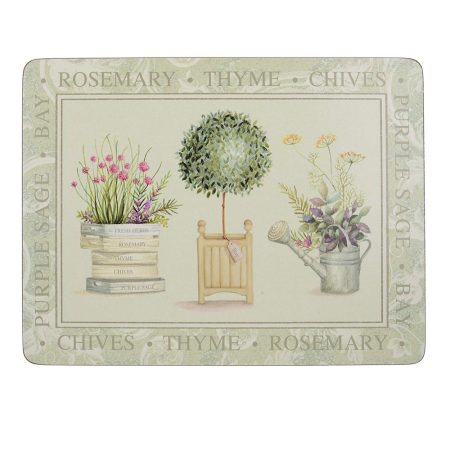 Creative Tops Набор из 4 подставок Topiary 40x29